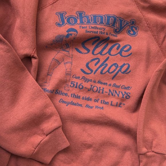 Johnny's Slice Shop-Vintage Crewneck Sweatshirt - Picture 1 of 2